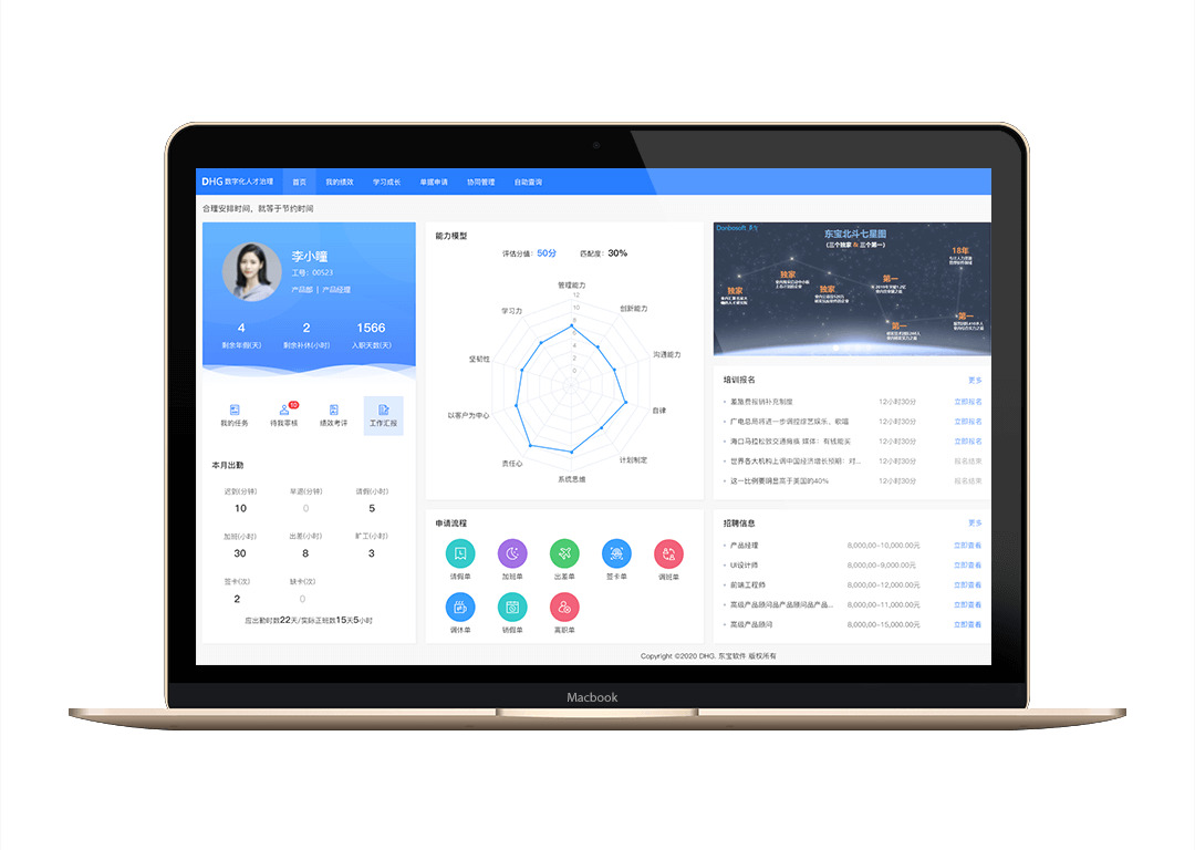 人力资源管理系统包含了哪些功能模块？有什么作用？