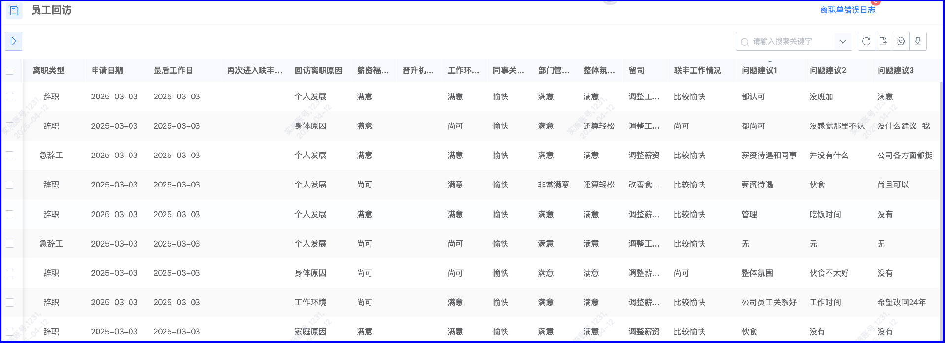 亮点功能：离职员工调查分析优化方案